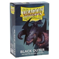 Dragon Shield - Matte Black Outer Sleeves 100ct