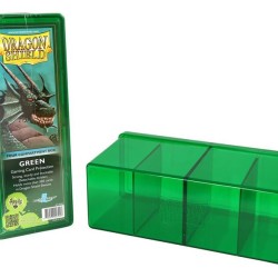 Dragon Shield - Four Compartment Box - Green