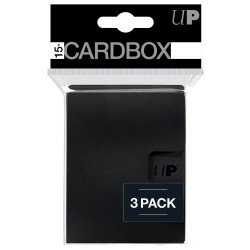 Ultra PRO - 15+ Card Box 3-pack Black