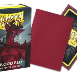 Dragon Shield - Matte Blood Red Sleeves 100ct