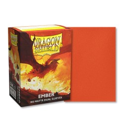 Dragon Shield - Matte Dual Ember Sleeves - 100ct