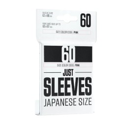 Just sleeves - Japanese size - Black - 60 Sleeves