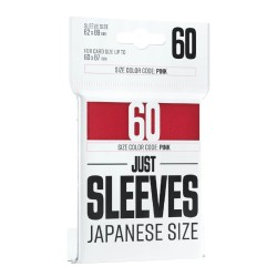 Just sleeves - Japanese size - Red - 60 Sleeves