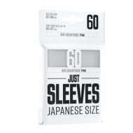 Just sleeves - Japanese size - White - 60 Sleeves