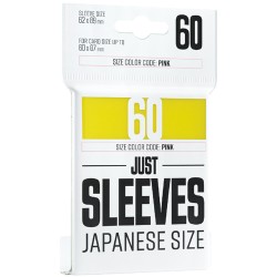 Just sleeves - Japanese size - Yellow - 60 Sleeves