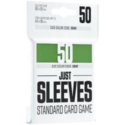 Just sleeves - Standard size - Green - 50 Sleeves