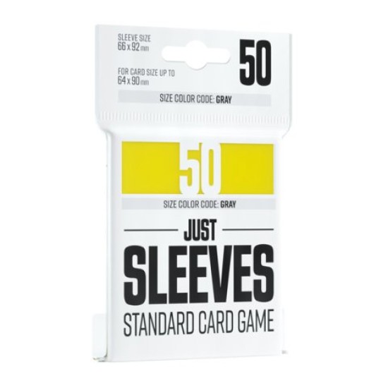 Just sleeves - Standard size - Yellow - 50 Sleeves