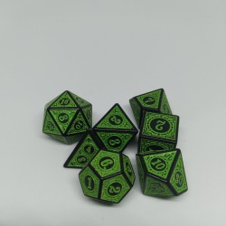 Dice set -Green 