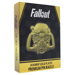 Fallout 24K gold plated XL premium pin bedge