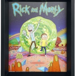Rick and Morty - 3D Poster Print (Portal)