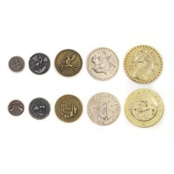 Dragons Metal Coins 50 pcs