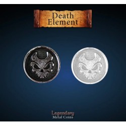 Metal Coins - Death Element (12 pcs)