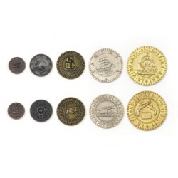 Pirate Ships Metal Coins 50pcs