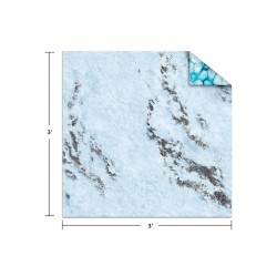 3x3 Ice / Tundra Game Mat 
