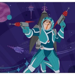 UP Playmat - MTG - Showcase space beleren 