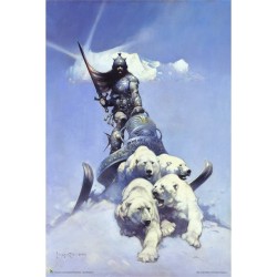 Ultra PRO - Frank Frazetta Playmat - Silver Warrior