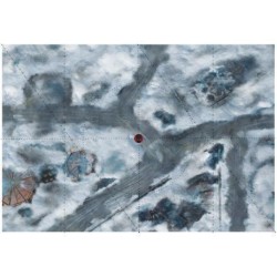 Bandua - 9ED Playmat with Deployment Zones 44"x60" Imperial City Snow 1