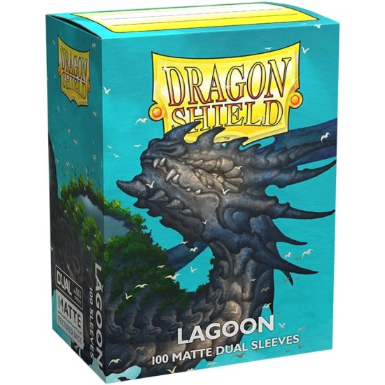 Dragon Shield - Mate Dual Lagoon sleeves 100ct