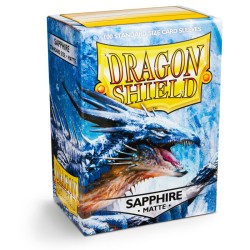 Dragon Shield Matte Sapphire "Roiin & Royenna" 100ct