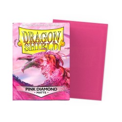Dragon Shield - Matte Pink Diamond Sleeves 100ct