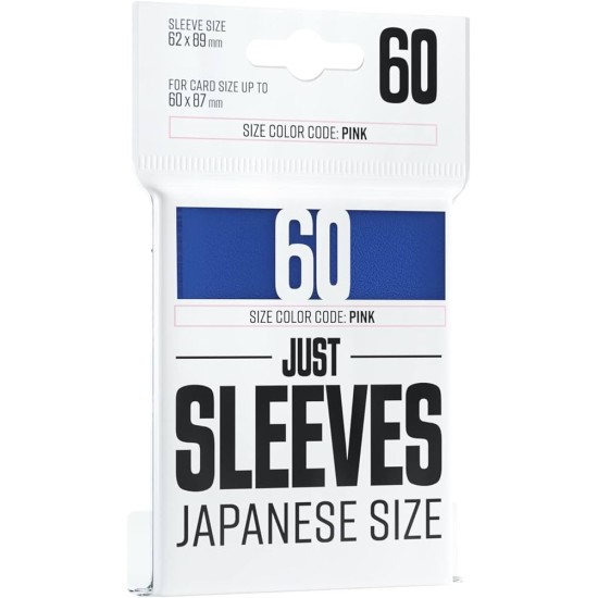 Just sleeves - Japanese size - Blue - 60 Slevees