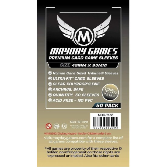 Mayday Games - 49x93mm - 50 sleeves