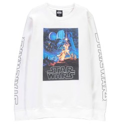 Star Wars - Vintage Poster - Men's Crew Sweater S Size