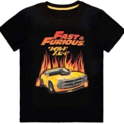 Universal - Fast & Furious - Hot Flames - Men's Short Sleeved T-shirt - M Size