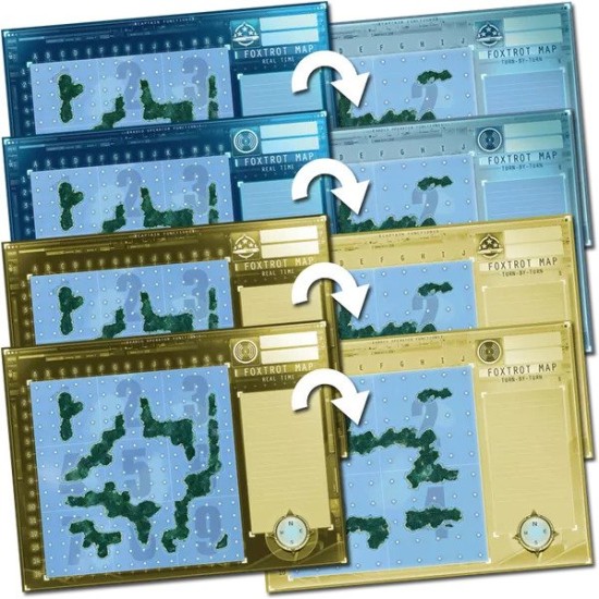 Captain Sonar : Foxtrot Map