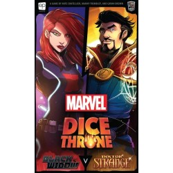Marvel Dice Throne 4-Hero Box with Scarlet Witch, Thor, Loki & Spider-Man -  2-4 Player Competitive Dice Game