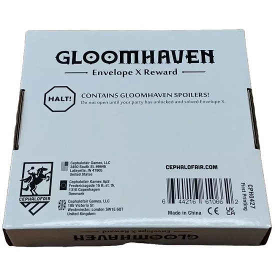 Gloomhaven - Envelope X Reward 