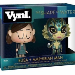 Funko - Vynl 2-Pack Shape of Water - Elisa & Amphibian Man Vinyl