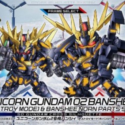 Gundam - Unicorn Gundam 02 Banshee - Destroy Mode and Banshee Norn Part Set