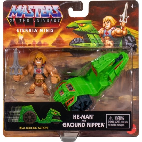 Masters of the Universe - Eternia Mini - He-Man and Ground Ripper