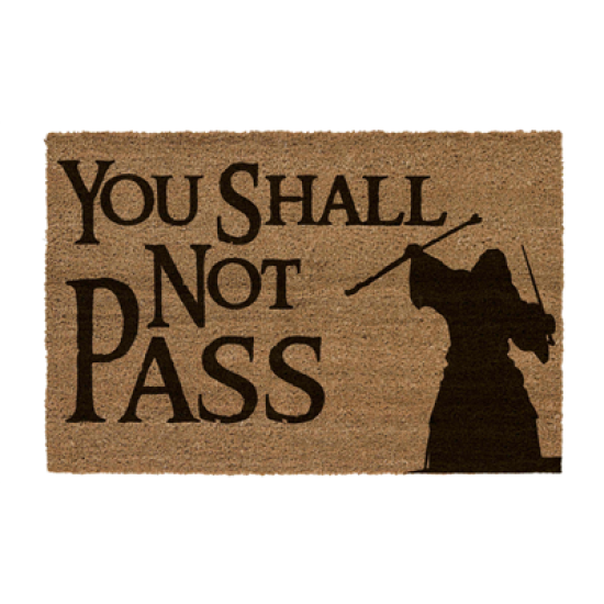 Door mat - You shall not pass LOTR 60x40